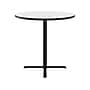 Correll 36" Round Dry-Erase Markerboard Cafe Table, Frosty White/Black (BXB36DER-80)~#|#~796EC0A6-7AE8-4619-ACCED3EDB7BCF58D_sc7