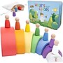 Extasticks Willie's Rainbow World Wooden Arches And Peg Dolls Set With Book, 16 Pieces/Pack (EXAE3304)~#|#~7971C124-A761-44F2-A94161E8AEC53E99_sc7