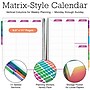 2026 Global Printed Products Rainbow Floral 8.5" x 11" Weekly & Monthly Planner, Paperboard Cover (NRY26-DCY-53)~#|#~79757C15-5FBB-485F-9295EC776B33595B_sc7