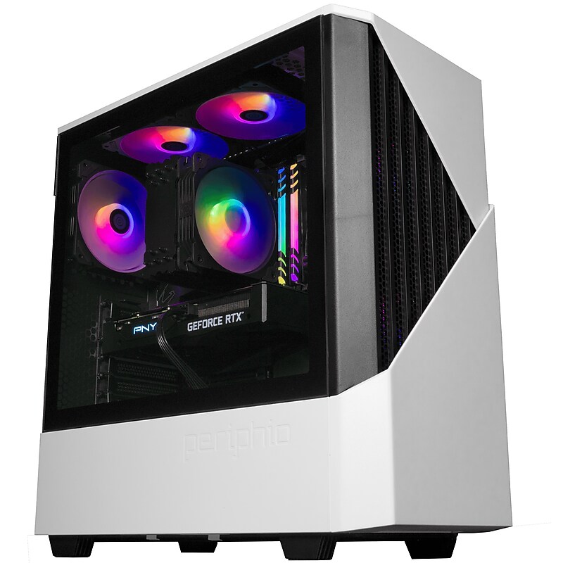 Periphio Citadel Gaming Desktop Computer, Intel Core i5-13900, GeForce 5060, 16GB RAM, 1TB SSD, Windows 11 Home image 1