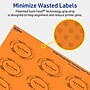 Avery Laser/Inkjet Multipurpose Oval Labels, 1.5" x 2.5", Bright Orange, 1440/Box (94051)~#|#~797A1F55-1714-4477-9F7902F9CA32BD85_sc7