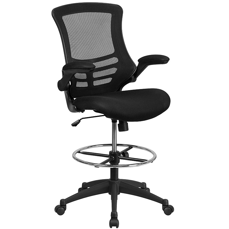 Flash Furniture Mid-Back Design Mesh Task Chair, Black (BL-X-5M-D-GG) image 1