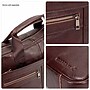 SaharaCase Leather Briefcase, Laptop Compatible, Light Brown (LT00083)~#|#~7987A325-29AC-42E6-978B4CDABB9BAC1B_sc7