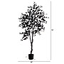 Nearly Natural Artificial Halloween Black Maple Tree, 6' (T5158)~#|#~798D743B-D837-4A0A-B0A6CEFB51924E66_sc7