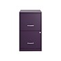 Space Solutions SOHO Smart File 2-Drawer Vertical File Cabinet, Letter Size, Lockable, Midnight Purple (25273)~#|#~798EAFFC-8B70-475E-82E956F8FAEF4030_sc7