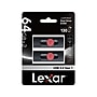 Lexar JumpDrive D300 Dual 64GB USB 3.2 Gen 1 Type-C/Type-A Flash Drive, Black/Red, 2/Pack (LJDD300064G-B2BNU)~#|#~799148B3-A752-4240-B3F371A5E932CF49_sc7