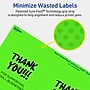 Avery Laser/Inkjet Multipurpose Square Labels, 4" x 4", Neon Green, 80/Pack (94100)~#|#~7992F3AC-BE59-470C-8A3959E87C7349D5_sc7