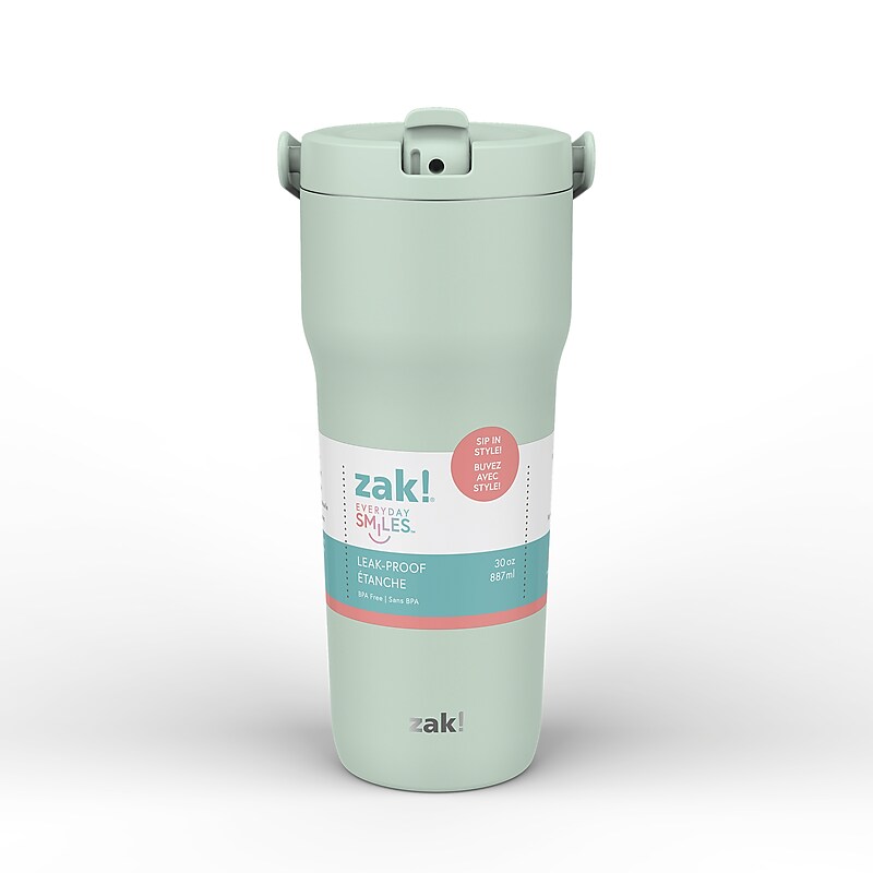 Zak! Sutton Stainless Steel Double Wall Insulated Tumbler, 30 oz., Icicle, (001-001-605) image 1