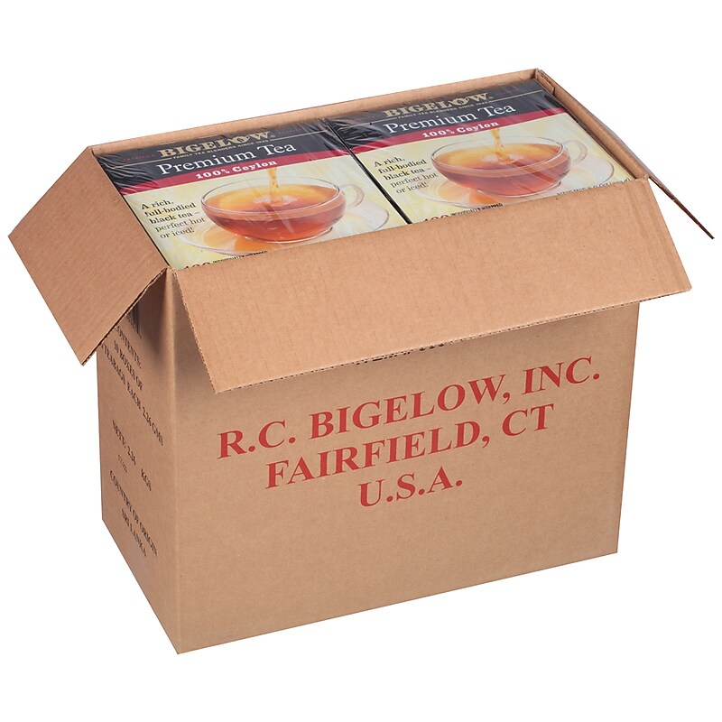 Bigelow Premium Ceylon Black Tea Bags, 1000 Tea Bags/Carton (00351) image 1
