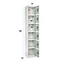 AdirOffice 72" 6-Tier Misty Green Storage Locker (ADI629-206-MGRN)~#|#~799A3151-46FE-4BCC-B3E0CA49A90D66C3_sc7