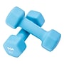 Jfit 5 lb. Neoprene Dumbbells, Sky Blue (J-DBN5SET)~#|#~799AA62A-666C-4CC6-A1BA4F2FAD27F5C4_sc7