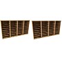 AdirOffice 500 Series 36-Compartment Literature Organizers, 39.3" x 11.8", Medium Oak, 2/Pack (500-36-MEO-2PK)~#|#~799C0FA1-BC67-459D-BD28EAE6985D20A3_sc7