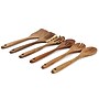 MegaChef Cooking Utensil Set, Wood, 6 Piece (935122144M)~#|#~79A00854-50C1-4697-B0013E81311D992C_sc7