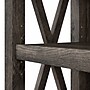 Bush Furniture Key West 66"H 5-Shelf Bookcase with Adjustable Shelves, Dark Gray Hickory Wood (KWB132GH-03)~#|#~79A0296C-34BA-436C-8933CB83C5D11750_sc7