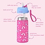 bentgo Stainless Steel Double Wall Insulated Water Bottle, 14 oz., Rainbow & Butterflies (BGKSTBL-RBO)~#|#~79A0E81A-D51D-4EAB-9D6D659A388EDDF3_sc7