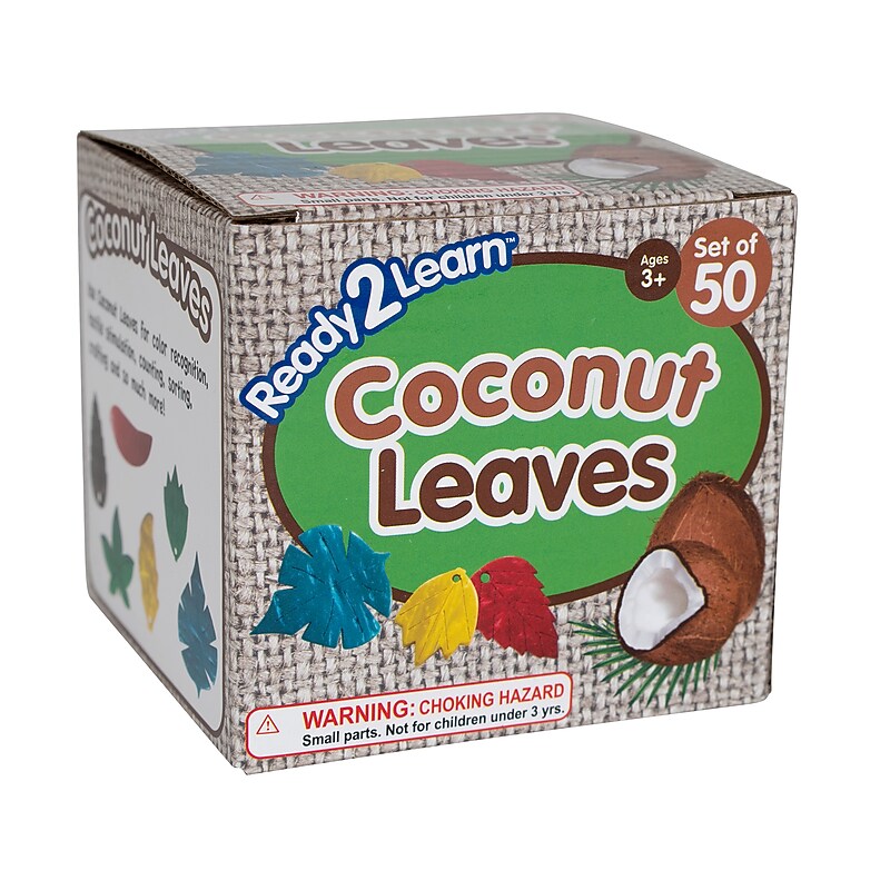 Reday2Learn Coconut Leaves, Assorted Colors, 50/Set (CE-10008) image 1