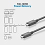 CODi 3' USB-C Power Cable, Male to Male, Black (A01150)~#|#~79A749A9-D737-49F1-8EFB3CF4797A97DE_sc7