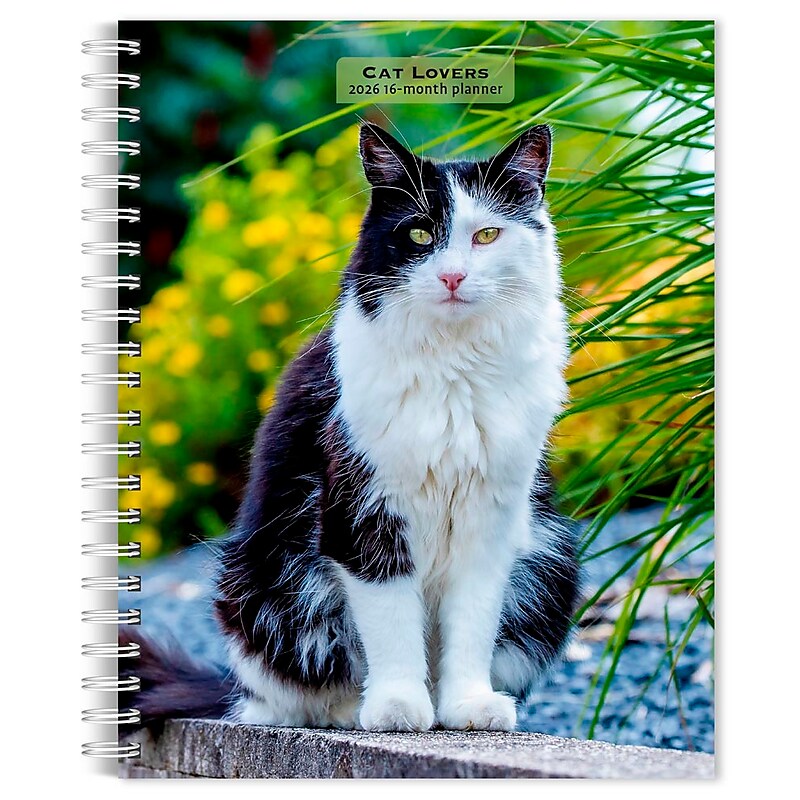 2026 BrownTrout Cat Lovers 6.5" x 7.75" Weekly Planner (9798330702763) image 1