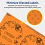 Avery Decorative Edge Multipurpose Labels, 4.75" x 3.5", Bright Orange, 160/Pack (94600)~#|#~79ABCE6E-E12D-41A6-BBECA668C6CA2BBB_sc7