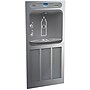 Elkay ezH20 Recessed Hands Free Bottle Filler with Green Ticker and Cooler, 19-1/2" (EZWS8K)~#|#~79AE4469-F661-464F-B27D47BFC9A4398E_sc7