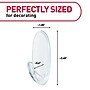 Command Medium Hooks, 2 lb., Clear, 6/Pack (17091CLR-6ES)~#|#~79B10CE0-9D50-4B35-BE39A5F62367126F_sc7
