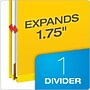 Pendaflex Pressboard Classification Folder, 1-Dividers, 1 3/4" Expansion, Letter Size, Yellow, 10/Box (23734)~#|#~79B19143-D65F-480D-A4FE65D02F1858F7_sc7
