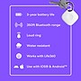 Life360 Tile Mate Slim Bluetooth Tracker, White (RE-60021)~#|#~79B3D8D9-4D9B-4B3E-A3DF58F493731E66_sc7