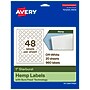 Avery Hemp Wraparound Band Laser/Inkjet Multipurpose Labels, 1.5" x 3.5", Off-White (200/Pack)~#|#~79B966F9-B413-41A6-86F80F2A340F0443_sc7