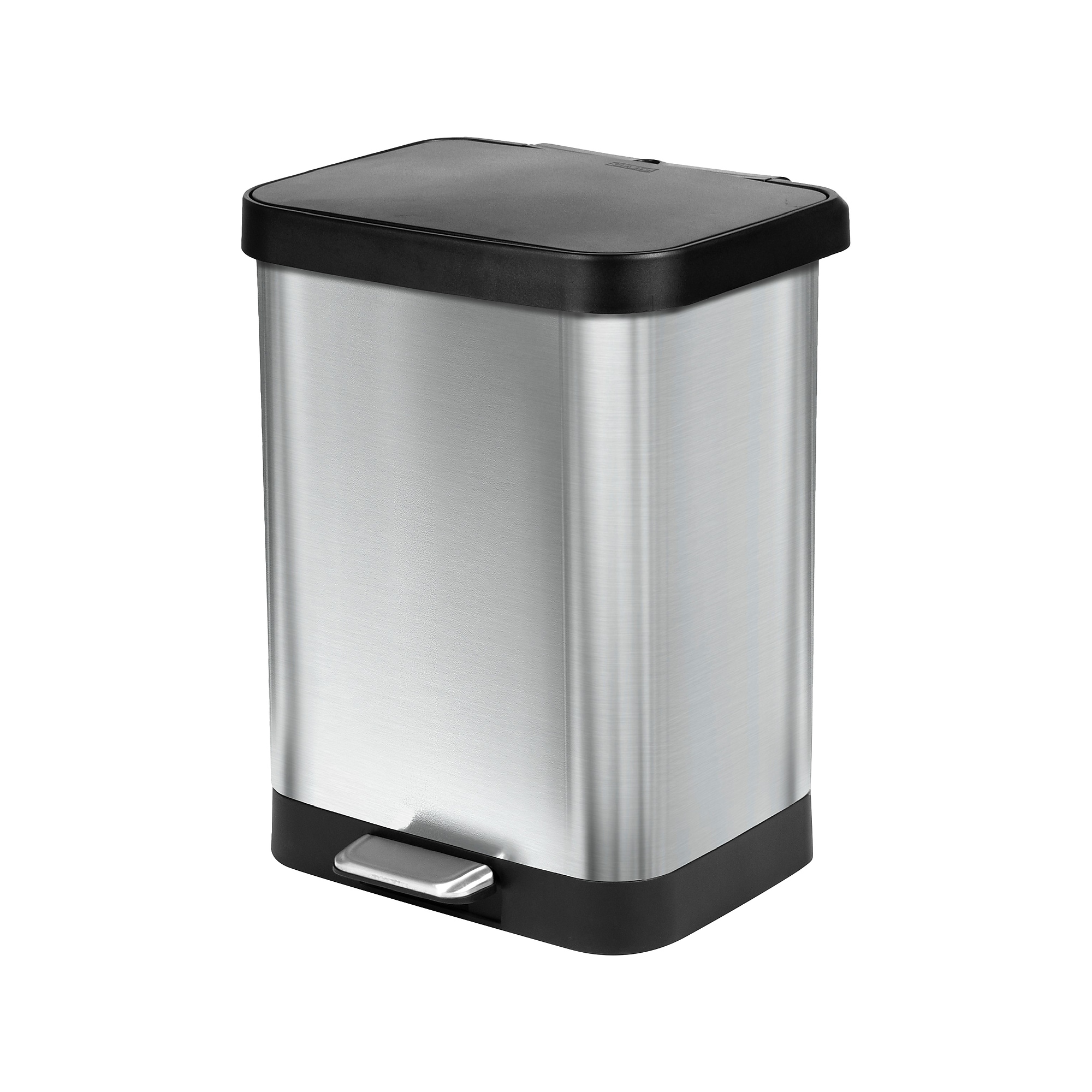 Glad Step Trash Can, 13-Gallon, Stainless Steel (GLD-74506) Sansujyuku sansujyuku.com