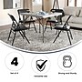 Flash Furniture HERCULES Vinyl Upholstered Reception Chair, Black, 4/Pack (HA-MC309AV-BK-GG)~#|#~79BB7A74-3750-4281-B323822C84DCEF87_sc7