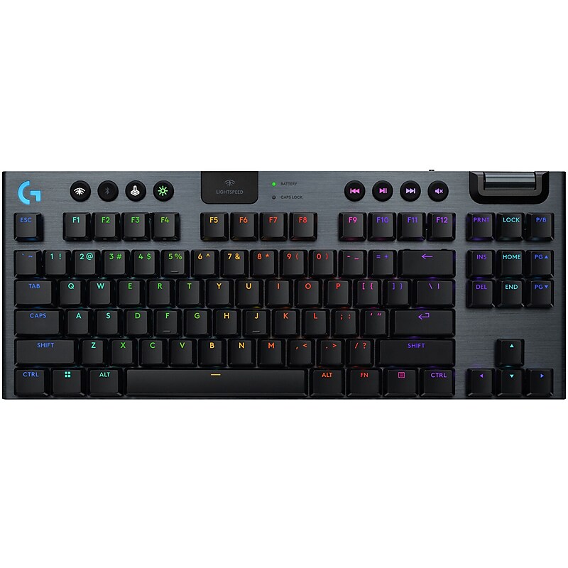 Logitech G Series G915 X LIGHTSPEED TKL Wireless Tactile Gaming  Keyboard, Black (920-012715) image 1