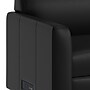 Flash Furniture Agent LeatherSoft Reception Sofa, Black/Chrome Legs (BT827U3BKCHR)~#|#~79BDFBA6-8885-4071-BC8941B8BEEF8132_sc7