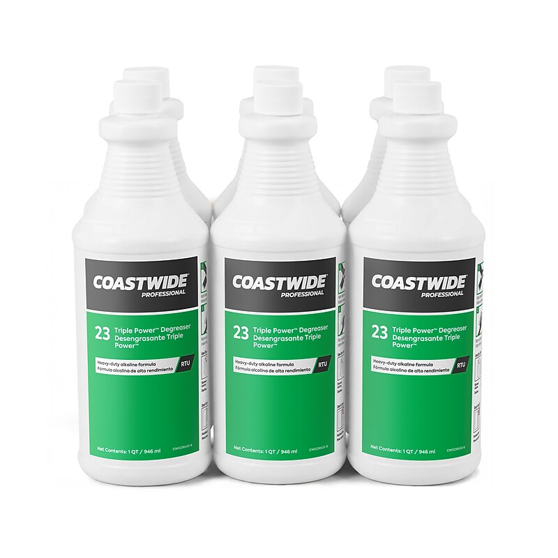 Coastwide Professional Degreaser Triple Power RTU, 0.95L, 6/Carton (CW393032-A) image 1