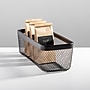 mDesign Steel Organizer, Matte Black (25960)~#|#~79C6FB65-F754-485E-9A6C4A12BAD751CE_sc7
