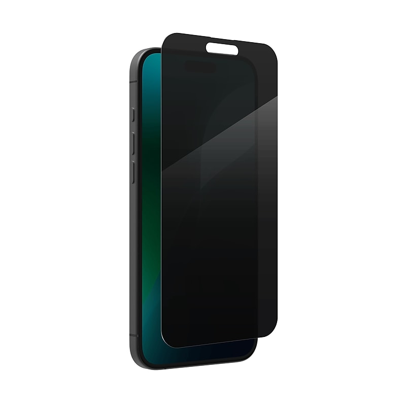 Zagg invisibleShield Glass Elite Privacy Anti-Glare Filter & Screen Protector for iPhone 16 Plus (200114867) image 1