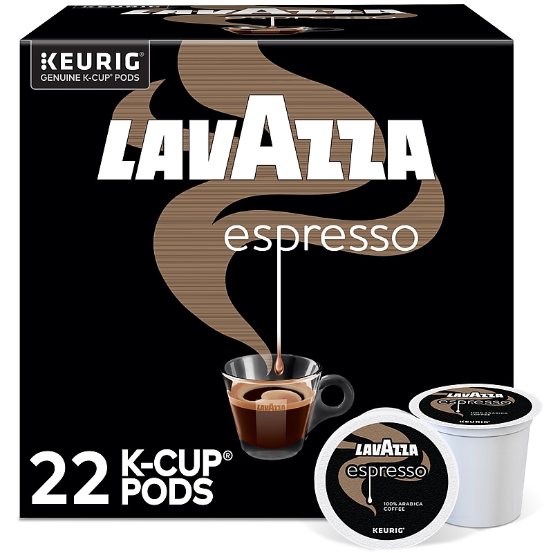 Lavazza Perfetto Espresso Coffee Keurig® K-Cup® Pods, Dark Roast, 22/Box (6000) image 1