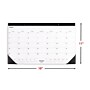 2026 Staples 18" x 11" Monthly Desk Pad Calendar, White/Black (ST17392-26)~#|#~79CA99AF-4F8C-4483-AB68C671F03ED68C_sc7