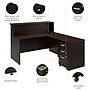 Bush Business Furniture Arrive 60"W L Shaped Reception Desk with Shelf and Mobile File Cabinet, Mocha Cherry (ARV004MR)~#|#~79CCC186-3BE9-468A-866E68ECACCAECEE_sc7