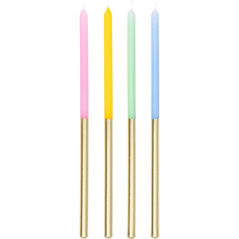 Creative Converting Birthday Candles, Assorted Pastels, 144/Pack image 1