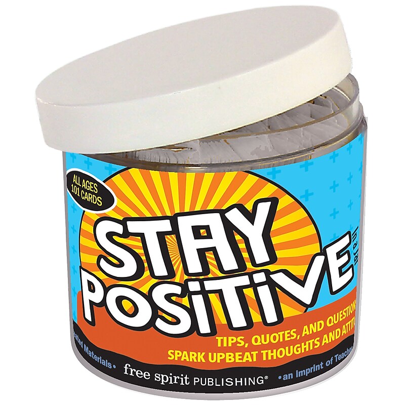 Free Spirit Publishing Stay Positive In a Jar, Multicolored (SEP141013) image 1