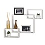 V-Light 6-Shelf Wood Mounted Decorative Unit, 27.4", White (VW161016W)~#|#~79D8DAAE-19ED-47E3-8941A9849F88933D_sc7