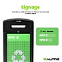 Alpine Industries GS Series Steel Recycling Bin, 40 Gallon, Green (ALP471-40-GS-S)~#|#~79DCE384-131F-47C5-A4113173EFB9555E_sc7