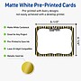 Avery Rectangle Rounded Corners Matte Blank Card, White, 20/Pack (19479370937)~#|#~79E140F7-8614-4CFA-8DD85F7AB5678392_sc7