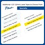 Brother P-touch Laminated Label Maker Tape, 1/2" x 26-2/10', White on Clear, 6/Carton (TZE-135-CT)~#|#~79E35453-4888-46F5-8782ED520F257404_sc7