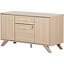 South Shore Helsy 26.75" 2-Drawer Storage Credenza with 4 Shelves, Soft Elm (13301)~#|#~79E63E35-ABA2-4807-87E49C68CC350503_sc7