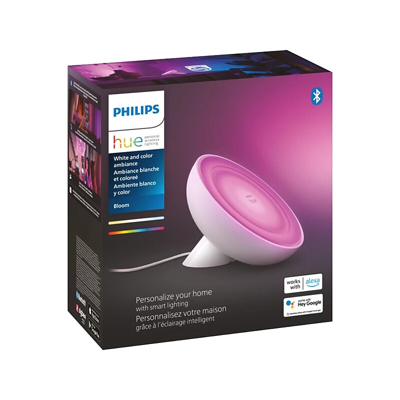 Philips Hue Bloom ZigBee Light Link Smart LED Table Light, White (560185) image 1