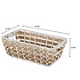 Simplify Natural Paper Rope Small Shelf Tote with Handles, Beige/White (25754-ST)~#|#~79E98086-9115-43D9-952B5F5E8F7C9F1E_sc7