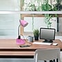 Simple Designs Gooseneck Organizer LED Desk Lamp, 18.50", with iPad Tablet Stand and Charging Outlet, Pink (LD1057-PNK)~#|#~79EA1D85-D941-4818-845291D9000268A4_sc7