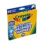 Crayola Ultra-Clean Washable Markers, Broad, Assorted Colors, 10/Pack (58-7851)~#|#~79EE0B5F-C915-41D1-B1C597CC22BD0EF9_sc7