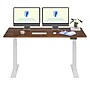 FlexiSpot E7COMMERCIAL 60''W Electric Height Adjustable Standing Desk, Black Walnut/White (E7WCOM6030-BW)~#|#~79EFAC94-0F8D-493C-9DCA1E854AA27B31_sc7